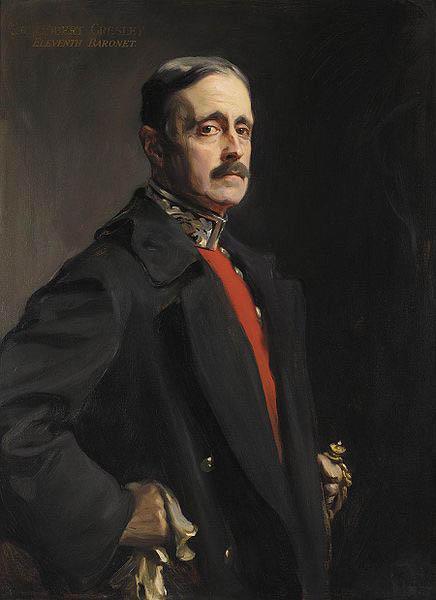 Philip Alexius de Laszlo Sir Robert Gresley, Eleventh Baronet oil painting image